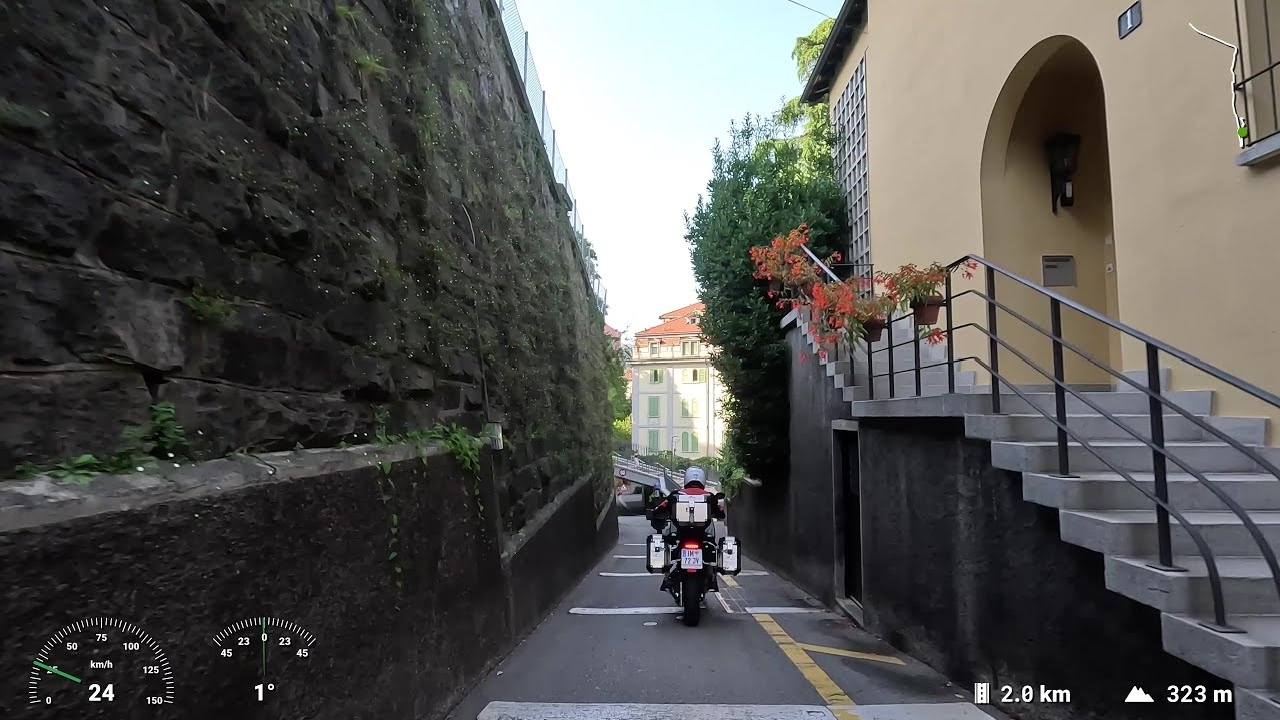 Day 4: Riding to Parking at Hotel Federale (Lugano) (10 min.)