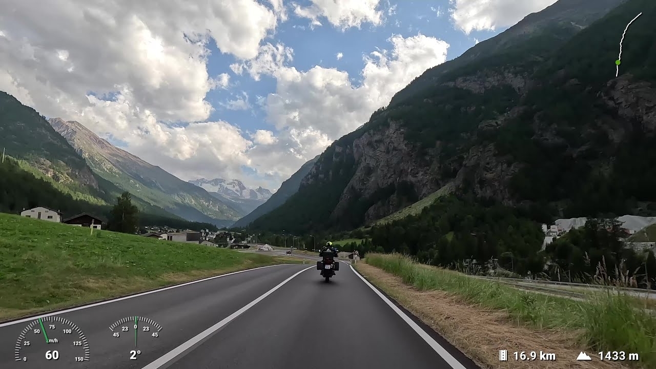 Day 3: Riding to Parking at Täsch (Outskirts of Zermatt) (25 min.)