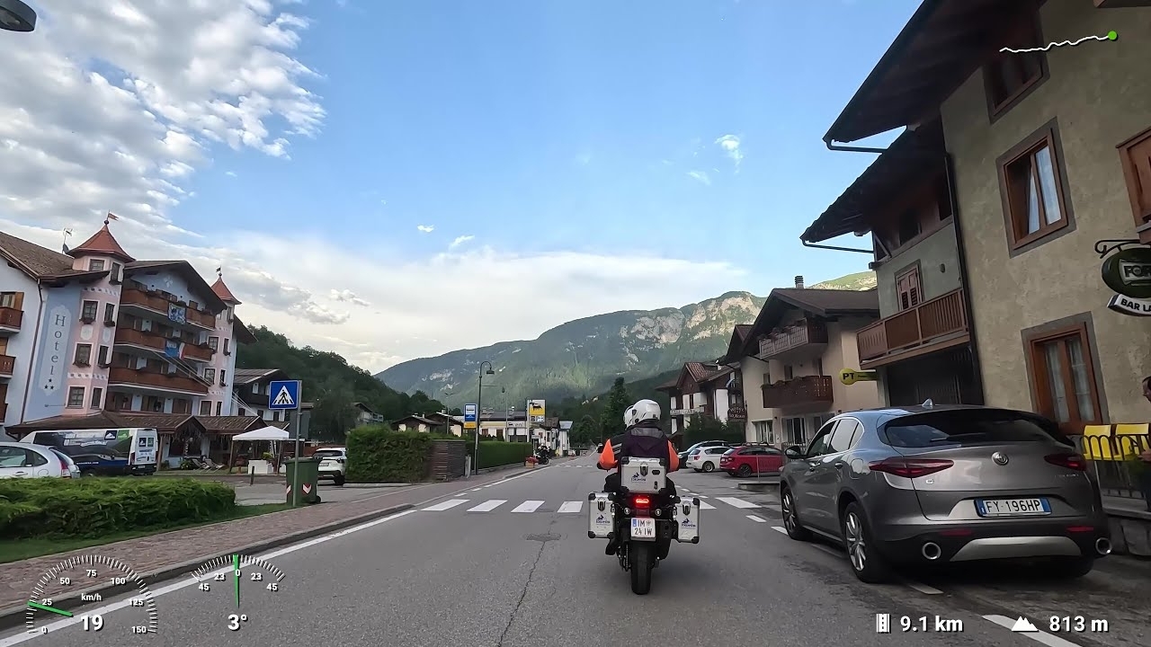 Day 5: Riding to Parking at Hotel Sasso Rosso (Val di Sole) (13 min.)