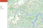 Riding Day 4, Zermatt to Lugano,  actual route (Google Maps)