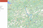Riding Day 8, Bolzano to Meiming,  actual route (Google Maps)