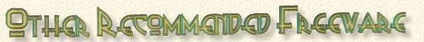 Other Recommended Freeware