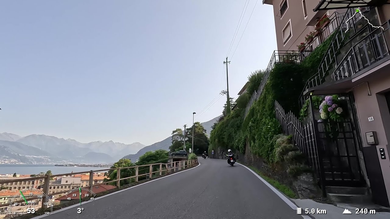 Day 5: Lake Como Ferry Exit at Varenna to Parlasco (22 min.)