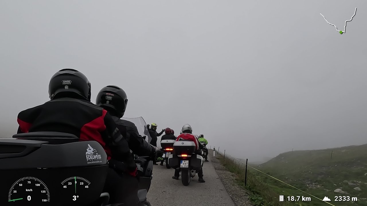 Day 1: Livigno Pass (Up & Down), Passo del Bernina (Up & Down) (37 min.)